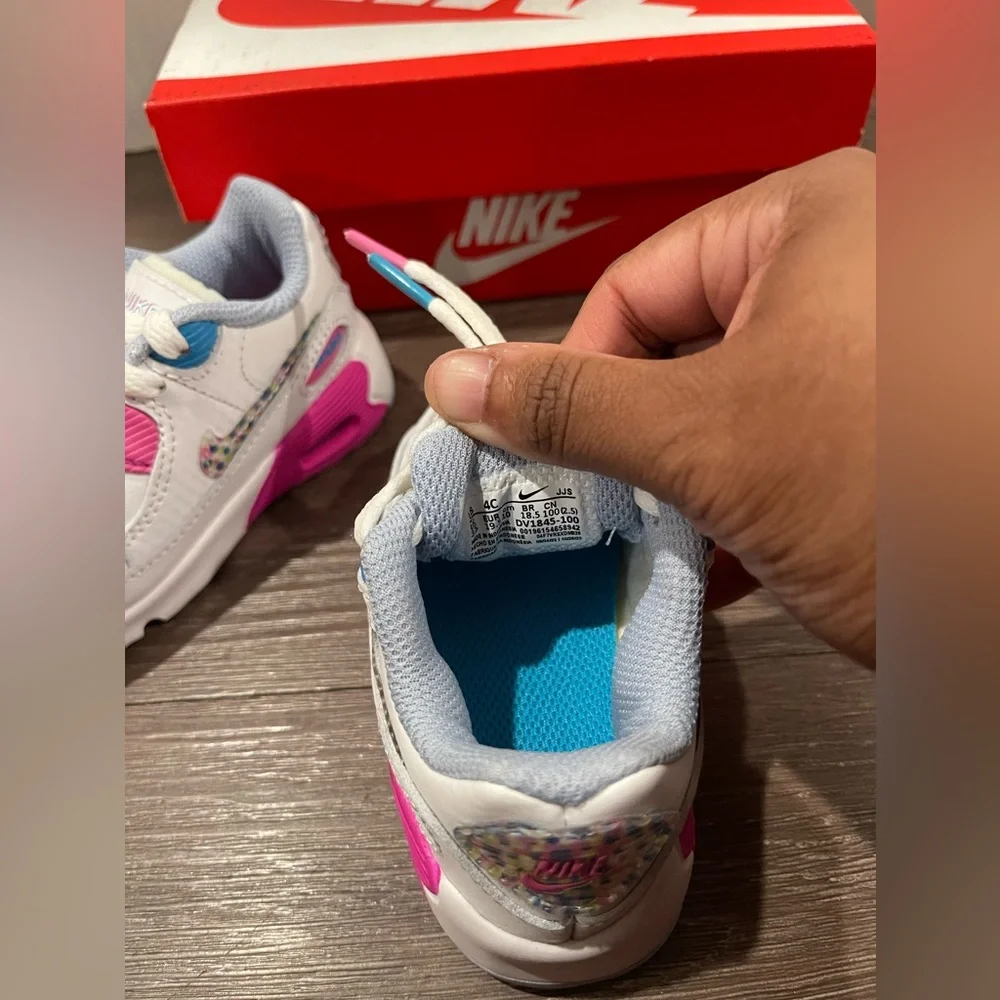 Nike Air Max 90 Leather SE - Bright Colors (TD) - Picture 7 of 7